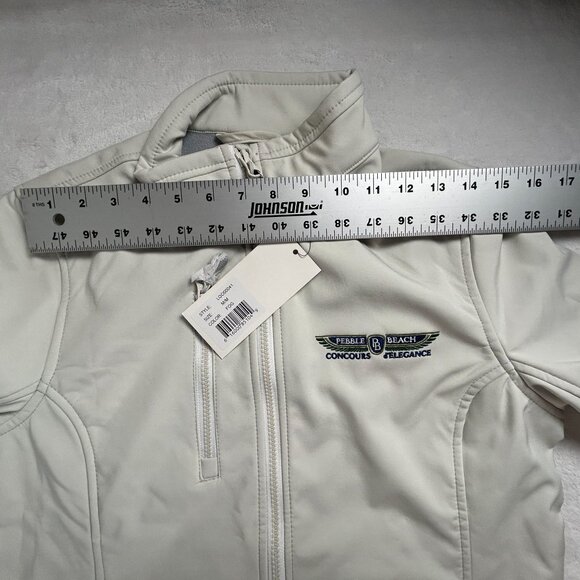 Clique Womens Telemark Softshell Jacket Medium Gray Full-Zip Pebble Beach New - Picture 7 of 9